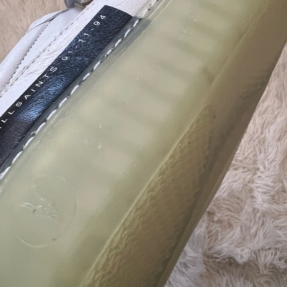 AllSaints Jonah Leather Sneaker - size 42 - Picture 6 of 11